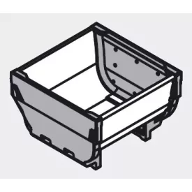 BL ZSI.010SI Tál 88x88mm nemesacél