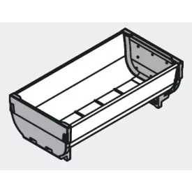 BL ZSI.020SI Tál 88x176mm nemesacél