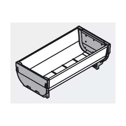BL ZSI.020SI Tál 88x176mm nemesacél