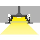 StrongLumio LED profil Groove 10, eloxált alumínium, 1000mm