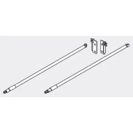 BLUM ZRE.421S.ID magasító korlát 450mm fehér