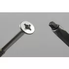 Csavar Uniquadrex 4x16 süllyesztett fej cink fehér