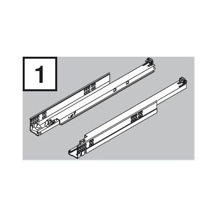 BLUM 560H2700C Tandem teljes kihúzású fióksín Tip-on 270mm