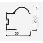 SEVROLL Factor 18 II fogantyú profil 2,7m ezüst