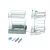 VIBO Easy corner mechanizmus sarokra jobbos/balos