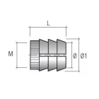 Tipli műanyag BU11 M4/11,5mm