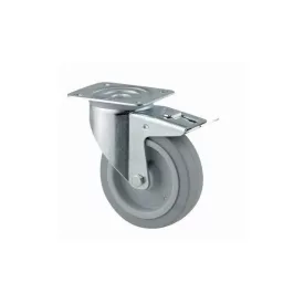   TENTE Forgó kerék 3477 fék, gumi futófelülettel, átmérő 100 mm