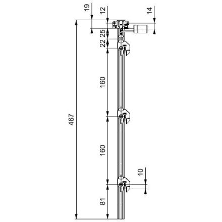 LEHMANN Rúd SVS3 típus 1 (1+3 magasság 483mm)