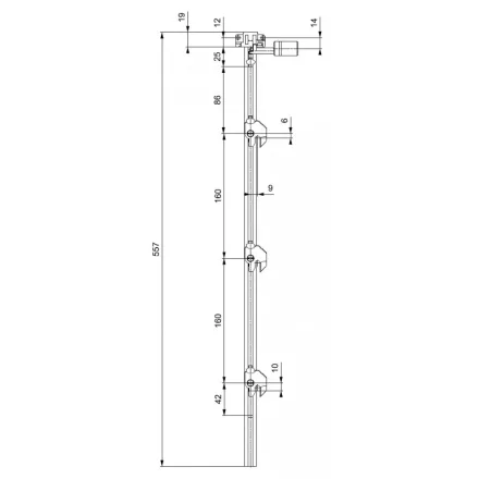 LEHMANN Rúd SVS3 típus 3 (1+3 magasság 547 mm)