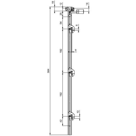 LEHMANN Rúd SVS3 típus 4 (1+3 magasság 579 mm)