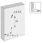 HETTICH 9071670 talp 8099 excenteres D=0 mm