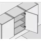 BLUM 71B3580 ráütődő préselés -el 110°