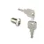 HETTICH 45749 fiókzár-karral 16,5 mm Z25