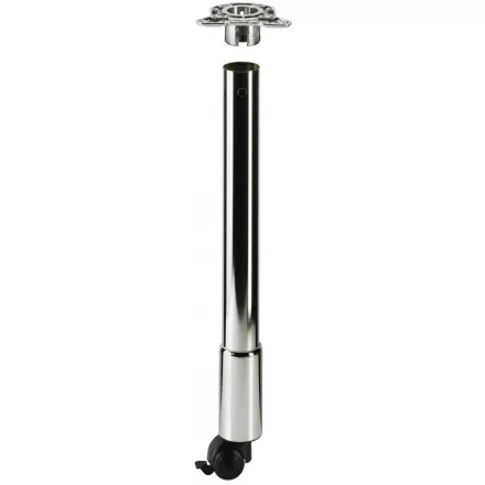 HETTICH 70212 Femi asztalláb 650/60 mm matt fekete
