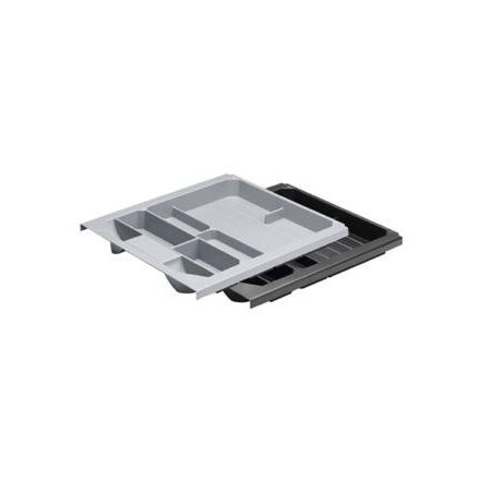 HETTICH 9086348 írószertartó fiók 392 mm, fekete műanyag