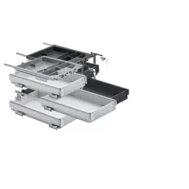 HETTICH 9111129 konténer szett 392/530 mm fekete