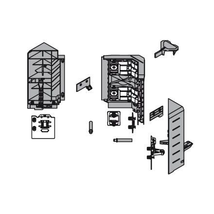 BLUM Z33D00E0A6 Space Corner ANTARO syncromotion fehér