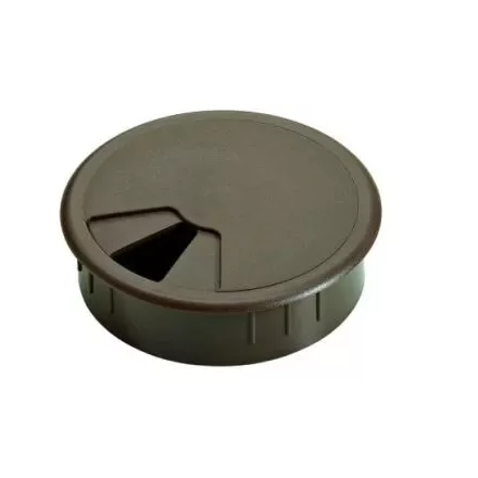HETTICH 47915 kábelüst 80 mm barna