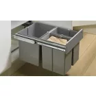 HETTICH 9132346 szemeteskosár Bin.it Trio 400 mm