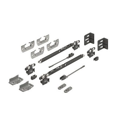 HETTICH 9134311 SysLine S szett csillapítással 2 ajtószárnyra