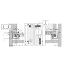 HETTICH 9135870 Quadro 25 250mm EB20 SiSy J+B (PLUG ON)