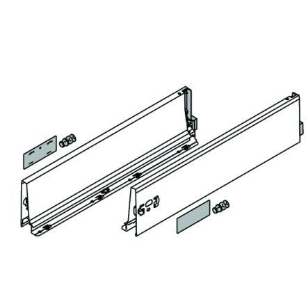 BLUM 378K2702SA oldalfal Antaro 270 szürke J+B