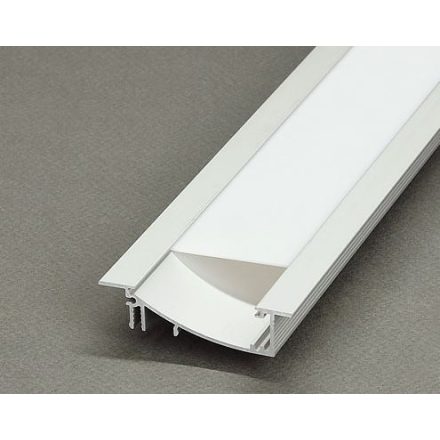 StrongLumio LED profil Flat, eloxált alumínium, 2m