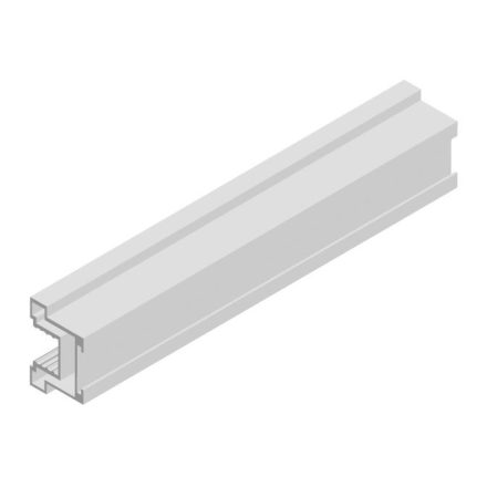 SEVROLL Polo fogantyú profil 10mm 2,70m ezüst