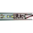 StrongLumio LED kapcsoló/dimmelő profilba 12/24V, sárga LED kijelzővel