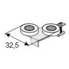 SEVROLL felső görgő Simple (10mm Fala) aszimmetrikus J+B