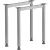 MILADESIGN lábazat G6 ST517/60 ezüst