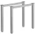 MILADESIGN lábazat G6 ST522/80 ezüst
