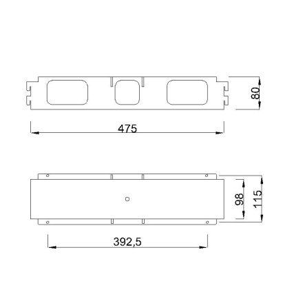 MILADESIGN összek.elem G7 ST957/12 ezüst