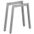 MILADESIGN lábazat Mobilar M5407T–S ezüst