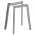 MILADESIGN lábazat Mobilar M5406T–SL ezüst