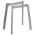 MILADESIGN lábazat Mobilar M5407T–SL ezüst