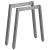 MILADESIGN lábazat Mobilar M6307–S ezüst