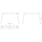 MILADESIGN lábazat Mobilar M6312–S ezüst