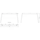 MILADESIGN lábazat Mobilar M6314–S ezüst