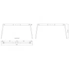 MILADESIGN lábazat Mobilar M6316–S ezüst