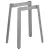 MILADESIGN lábazat Mobilar M6306–SL ezüst