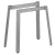 MILADESIGN lábazat Mobilar M6308–SL ezüst