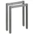 MILADESIGN lábazat Mobilar M6306 ezüst