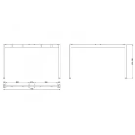 MILADESIGN lábazat Mobilar M6312 ezüst