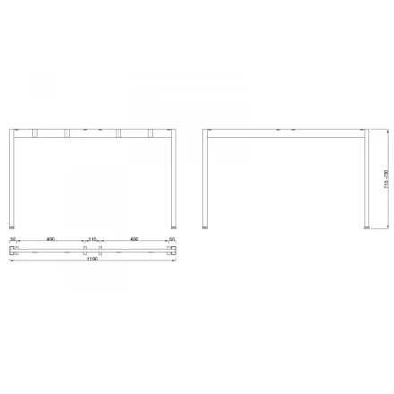 MILADESIGN lábazat Mobilar M6312 ezüst