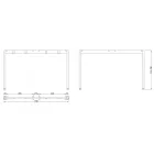MILADESIGN lábazat Mobilar M6312 ezüst