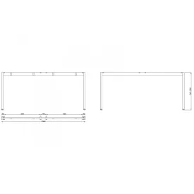 MILADESIGN lábazat Mobilar M6316 ezüst