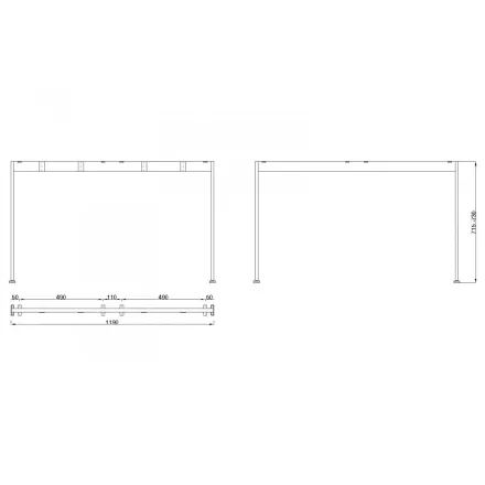 MILADESIGN lábazat Mobilar M6212 ezüst