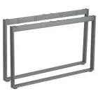 MILADESIGN lábazat Mobilar M6216–Z ezüst