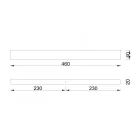 MILADESIGN asztalkeret profil G5 ST541-46 ezüst